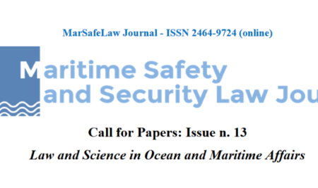 Call for Papers “Law and Science in Ocean and Maritime Affairs”